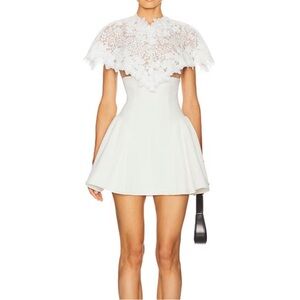 HELSA Mademoiselle mini dress in ivory